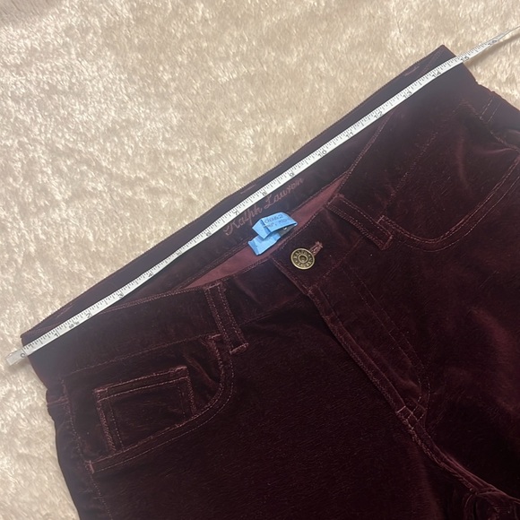 RALPH LAUREN Hampton Red Velvet Pants - Picture 10 of 16